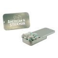 Silver Slider Tin w/ Sugar Free Gum